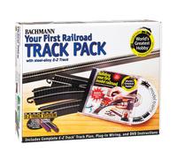 Bachmann Trains Snap - Fit E - Z Track Alliage d'acier World's Greatest Hobby Track Pack