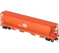Bachmann Trains Potasse Corporation (Orange) 4 Bay cylindrique Grain Hopper-Ho Échelle