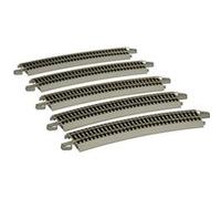 Bachmann Trains Snap-Fit E-Z Track 26 Radius Curved Track (5card) G