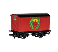 Bachmann Trains - Thomas & Friends Van 12 tonnes - Couronne de Noël - Échelle HO