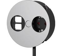 Bachmann Twist 1S 2P multiprise 0,2 m 1 Sortie(s) CA Chrome