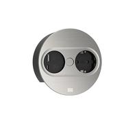 BACHMANN Twist 2 1xCEE7/3 1xUSB A/C 22W 2,0m AEH Aspect INOX Rond