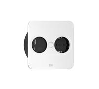 BACHMANN Twist 2 1xCEE7/3 1xUSB A/C 22W 2,0m AEH RAL9010 30GE rectangulaire