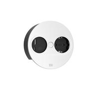 BACHMANN Twist 2 1xCEE7/3 1xUSB A/C 22W 2,0m AEH RAL9010 30GE Rond