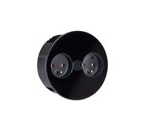 BACHMANN TWIST 2xUTE 2,0m AEH noir 30GE satiné, noir, 2 m
