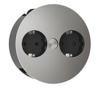 TOMA DE EMPOTRAR BACHMANN TWIST 2S, ACERO INOXIDABLE