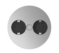 Bachmann Prise encastrable TWIST 931.021 2 prises câble 2 m Chrome mat intérieure évacuation d'eau
