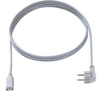 BACHMANN Zuleitung H05VV-F 3G 1.5 mm², CEE7/7 / C13, grade, 0.5 m