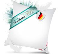 Bach's Betten Welt Coussin en duvet Canada Plus Extra avec encore plus de rembourrage, au total, 900 g, 100 % duvet canadien doux, 80 x 80 cm
