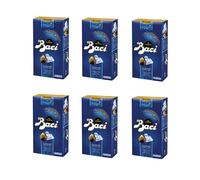 Perugina Baci Bijou Classico Lot de 6 chocolats au chocolat noir rempli de noisettes 200 g