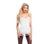 Baci Lingerie Corset Blanc (XL)