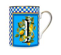 Baci Milano Mug In Porcellana 8,5 X 10,5 Cm, Lettera I - Ortigia