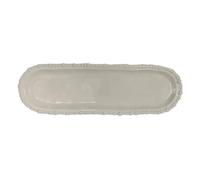 Baci Milano - Plat de service ovale taupe 44,5x13x5 cm