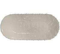 Baci Milano - Plat de service ovale taupe 53x24 cm