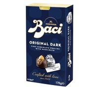 Baci Original Dark Bijou, Truffes au chocolat avec noisette, sans gluten, boîte de 175 g (1 pièce)