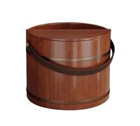 Bacino Per Ammollo Piedi - 25x31 Cm Con Coperchio Relax | Affidabile Vasca Pediluvio Legno,Per Casa Bagno Camera Dormitorio Appartamento Centro Spa Lavaggio Mani Sauna Biancheria