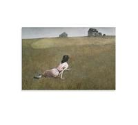 BACION Andrew WyethChristina's World Painting Print on Canvas Reproduction De, Image Sur Toile Pour Décoration Murale Moderne