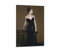 BACION Impression Sur Toile Moderne Abstraite De Madame X John Singer Sargent Reproduction De Peintures À L'huile Sur Toile Art Mural Pour Décoration