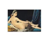 BACION Jean Auguste Dominique Ingres The Grande Odalisque, Reproduction De Peintures À L'huile, Impression Sur Toile, Impression, Décoration De La Maison