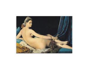 BACION Jean Auguste Dominique Ingres The Grande Odalisque, Reproduction De Peintures À L'huile, Impression Sur Toile, Impression, Décoration De La Maison