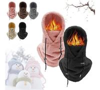 BAcion Masque de Ski Sherpa Hood, Couvre-Visage Chaud Polaire pour Hommes et Femmes (Color : 2pcs-c, Size : One Size)