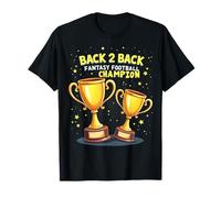 Back 2 Back Fantasy Football Champion Men Women Kids T-Shirt