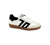 BACK 70 108002 BOSTON chaussures femme blanc noir baskets lacets daim 37