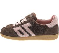 Back 70 108051 Mohair Rose café Marron Rose Chaussures Baskets Lacets Daim/Mohair