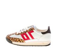 BACK 70 chaussures femme Barkley Strike 06 sneaker white leather leopard pony