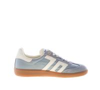 BACK 70 chaussures femme baskets Ghost 16 tissu daim bleu ciel crème
