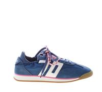 BACK 70 chaussures femme baskets Rocket en daim et nylon bleu marine crème