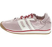 Back 70 Rocket Baskets pour femme en daim et nylon rose nude avec double laçage, Rose, 39 EU