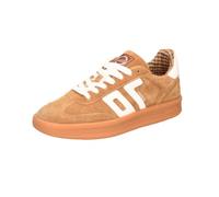 BACK 70 STREETWEAR Baskets rétro en cuir marron