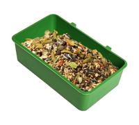 BACK BAY pour cages, baignoire avec réservoir d'eau pour parallèles et perroquets | Accessoires pour amis et petits oiseaux ornementaux, facile à assembler la maison pour l'hygiène à l'intérieur ou à