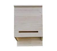 BACK Box Wood - Résistant aux intempéries 29 x 19 x 7 cm, Perchoir Nidifiant, Maison D'Artificielle En Plein Air, Habitat Perchoir Démontable | Jardins Cour, Balcons