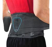 Back Brace par Sparthos - Soulagement immédiat pour maux de dos, hernie discale, sciatique, scoliose et plus encore! - Conception en maille respirante avec coussin lombaire
