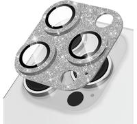 Back Camera Protector For Iphone 14 Pro/Iphone 14 Pro Max [Bling One-Piece Design] Pack Of 2 Ultra Hd 9h Glass Cases Anti-Drop And Anti-Scratch Perfect Fit-Silver