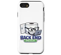 Back End Specialist Programmer Funny Toilet Paper Developer Coque pour iPhone SE (2020) / 7/8