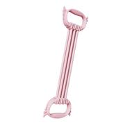 Back Exercise Band - Adjustable Shaping Stretcher, Standard Size with Foam Handles, Natural Latex Material, Figure Eight Resistant Bands, for Workout Gym Home Pilates Fitness Yoga Training