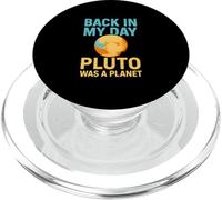Back In My Day Pluto Was A Planet Astronomie rétro amusante PopSockets PopGrip pour MagSafe