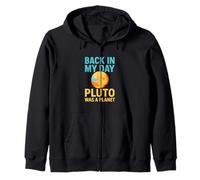 Back In My Day Pluto Was A Planet Astronomie rétro amusante Sweat à Capuche