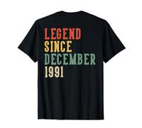 (Back) Legend 35 décembre 1991 Femme 35 Ans T-Shirt