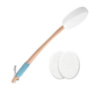 Back Lotion Applicator, Back Sponge Scrubber, Long Handle Scrubber, Flexible Lotion Applicator Brush, Easy Reach for Sunscreen Tanner or Moisturizer, Bath Shower Spa Tool for Daily Skincare Routine