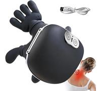 Back Neck Massager, Massager with 3 Massage Modes and 2 Heating Levels, Electric Heated Human Hand