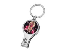 Back of A Blonde Woman Coupe-ongles à fleurs roses Coupe-ongles professionnel Coupe-ongles Coupe-ongles Coupe-cuticules pour homme et femme