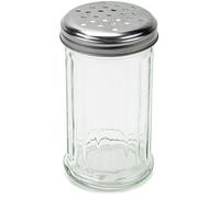 Back of House Shaker à épices et à fromage 350 ml avec couvercle en métal et trous extra larges pour parmesan et mozzarella