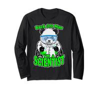 Back Off Man I'm A Scientist Panda Bear STEM Science Geek Manche Longue