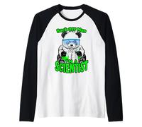 Back Off Man I'm A Scientist Panda Bear STEM Science Geek Manche Raglan