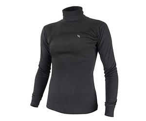 Back on Track Bekleidung Rollkragensweatshirt sous-Pull à Manches Longues et col roulé pour Femme XS Noir - Noir Femme