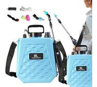 Back Pack Sprayer, Lawn Battery Powered, Rechargeable Fertilizer Tank, Double Speed Nozzle, Spray Equipment for Agriculture, Garden, Yard, Lawn, Outdoor, Plant Care, Farm